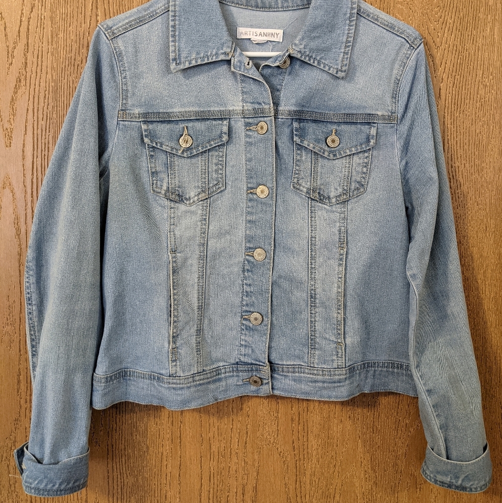 Medium Light Wash Jean Jacket